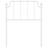 Cabecero Cama | Panel De Cabecera De Metal Blanco 75 Cm Cfw942668