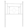 Cabecero Cama | Panel De Cabecera De Metal Blanco 75 Cm Cfw571248