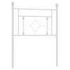 Cabecero Cama | Panel De Cabecera De Metal Blanco 75 Cm Cfw571248