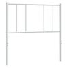 Cabecero Cama | Panel De Cabecera De Metal Blanco 80 Cm Cfw433817