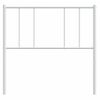 Cabecero Cama | Panel De Cabecera De Metal Blanco 80 Cm Cfw433817