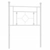 Cabecero Cama | Panel De Cabecera De Metal Blanco 80 Cm Cfw437817