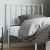 Cabecero Cama | Panel De Cabecera De Metal Blanco 80 Cm Cfw165786