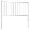 Cabecero Cama | Panel De Cabecera De Metal Blanco 90 Cm Cfw385181