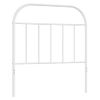 Cabecero Cama | Panel De Cabecera De Metal Blanco 90 Cm Cfw187836