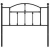 Cabecero Cama | Panel De Cabecera De Metal Negro 100 Cm Cfw844640