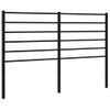 Cabecero Cama | Panel De Cabecera De Metal Negro 135 Cm Cfw789988