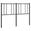 Cabecero Cama | Panel De Cabecera De Metal Negro 160 Cm Cfw278549