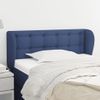 Cabecero Cama | Panel De Cabecera De Tela Azul 103x23x78/88 Cm Cfw137979