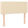 Cabecero Cama | Panel De Cabecera De Tela Color Crema 80x5x78/88 Cm Cfw635706