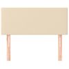 Cabecero Cama | Panel De Cabecera De Tela Color Crema 80x5x78/88 Cm Cfw635706