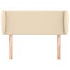 Cabecero Cama | Panel De Cabecera De Tela Color Crema 93x23x78/88 Cm Cfw388966