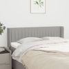 Cabecero Cama | Panel De Cabecera De Tela Gris Claro 147x16x78/88 Cm Cfw697074