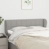 Cabecero Cama | Panel De Cabecera De Tela Gris Claro 147x23x78/88 Cm Cfw798974