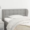 Cabecero Cama | Panel De Cabecera De Tela Gris Claro 83x23x78/88 Cm Cfw625672