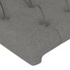 Cabecero Cama | Panel De Cabecera De Tela Gris Oscuro 83x23x78/88 Cm Cfw573233