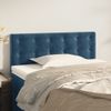 Cabecero Cama | Panel De Cabecera De Terciopelo Azul 100x5x78/88 Cm Cfw684233