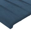 Cabecero Cama | Panel De Cabecera De Terciopelo Azul Oscuro 80x5x78/88 Cm Cfw274820