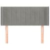 Cabecero Cama | Panel De Cabecera De Terciopelo Gris Claro 103x16x78/88 Cm Cfw364298