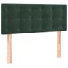 Cabecero Cama | Panel De Cabecera De Terciopelo Verde Oscuro 100x5x78/88 Cm Cfw330159