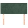 Cabecero Cama | Panel De Cabecera De Terciopelo Verde Oscuro 80x5x78/88 Cm Cfw822066