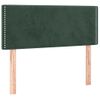 Cabecero Cama | Panel De Cabecera De Terciopelo Verde Oscuro 90x5x78/88 Cm Cfw168004