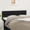 Pack 2 Uds Cabeceros Cama | Panel De Cabeceras Cuero Sintético Negro 72x5x78/88 Cm Cfw268449