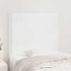 Pack 2 Uds Cabeceros Cama | Panel De Cabeceras De Cuero Sintético Blanco 80x5x78/88 Cm Cfw182924