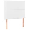 Pack 2 Uds Cabeceros Cama | Panel De Cabeceras De Cuero Sintético Blanco 80x5x78/88 Cm Cfw182924