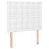 Pack 2 Uds Cabeceros Cama | Panel De Cabeceras De Cuero Sintético Blanco 90x5x78/88 Cm Cfw289298