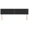 Pack 2 Uds Cabeceros Cama | Panel De Cabeceras De Cuero Sintético Negro 90x5x78/88 Cm Cfw111500