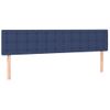 Pack 2 Uds Cabeceros Cama | Panel De Cabeceras De Tela Azul 100x5x78/88 Cm Cfw108103