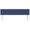 Pack 2 Uds Cabeceros Cama | Panel De Cabeceras De Tela Azul 100x5x78/88 Cm Cfw108103