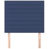 Pack 2 Uds Cabeceros Cama | Panel De Cabeceras De Tela Azul 100x5x78/88 Cm Cfw742434