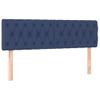 Pack 2 Uds Cabeceros Cama | Panel De Cabeceras De Tela Azul 80x7x78/88 Cm Cfw465707