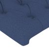 Pack 2 Uds Cabeceros Cama | Panel De Cabeceras De Tela Azul 80x7x78/88 Cm Cfw465707