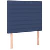 Pack 2 Uds Cabeceros Cama | Panel De Cabeceras De Tela Azul 90x5x78/88 Cm Cfw555147