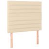 Pack 2 Uds Cabeceros Cama | Panel De Cabeceras De Tela Color Crema 80x5x78/88 Cm Cfw701522