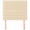 Pack 2 Uds Cabeceros Cama | Panel De Cabeceras De Tela Color Crema 80x5x78/88 Cm Cfw701522