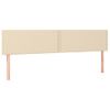 Pack 2 Uds Cabeceros Cama | Panel De Cabeceras De Tela Color Crema 80x5x78/88 Cm Cfw723304