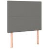 Pack 2 Uds Cabeceros Cama | Panel De Cabeceras De Tela Gris Oscuro 100x5x78/88 Cm Cfw653943