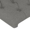 Pack 2 Uds Cabeceros Cama | Panel De Cabeceras De Tela Gris Oscuro 80x7x78/88 Cm Cfw462481