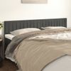 Pack 2 Uds Cabeceros Cama | Panel De Cabeceras De Terciopelo Gris Oscuro 80x5x78/88 Cm Cfw570648