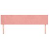 Pack 2 Uds Cabeceros Cama | Panel De Cabeceras De Terciopelo Rosa 100x5x78/88 Cm Cfw357031