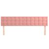 Pack 2 Uds Cabeceros Cama | Panel De Cabeceras De Terciopelo Rosa 80x5x78/88 Cm Cfw756974