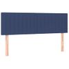 Pack 2 Uds Cabeceros Cama | Panel De Cabeceras Tela Azul 72x5x78/88 Cm Cfw569285