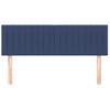 Pack 2 Uds Cabeceros Cama | Panel De Cabeceras Tela Azul 72x5x78/88 Cm Cfw569285