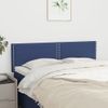 Pack 2 Uds Cabeceros Cama | Panel De Cabeceras Tela Azul 72x5x78/88 Cm Cfw973312