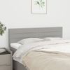 Pack 2 Uds Cabeceros Cama | Panel De Cabeceras Tela Gris Claro 72x5x78/88 Cm Cfw128226