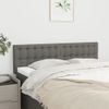 Pack 2 Uds Cabeceros Cama | Panel De Cabeceras Tela Gris Oscuro 72x5x78/88 Cm Cfw119341